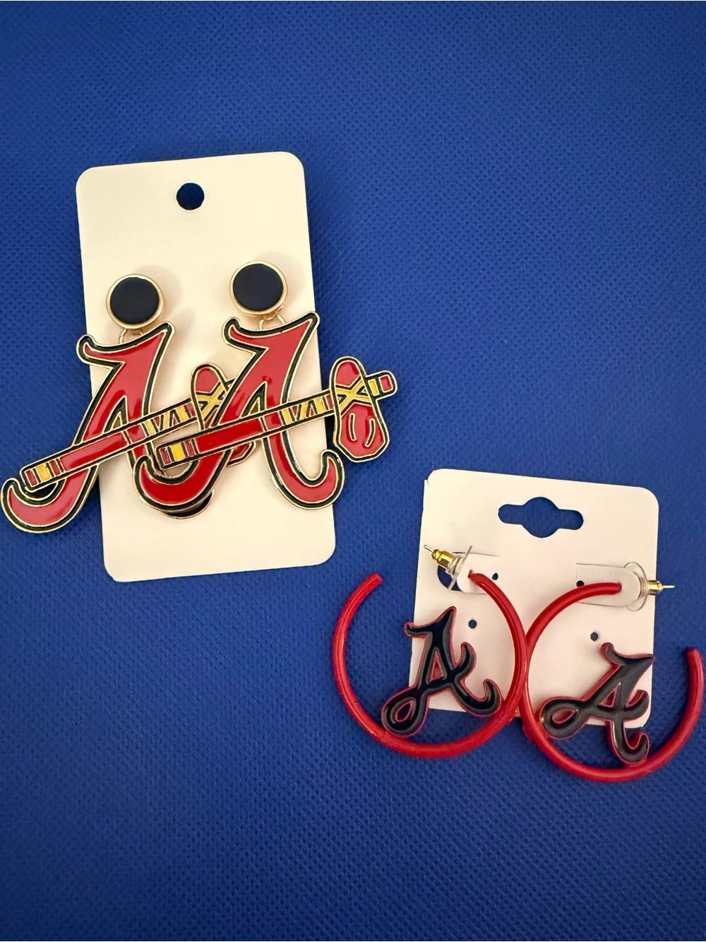 NWT Atlanta Braves Earrings - Lot of 2